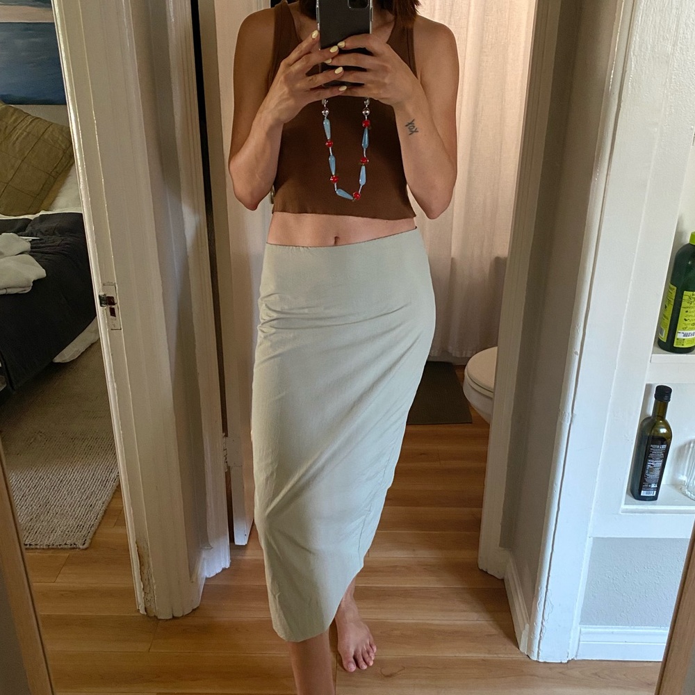 St Agni Midi Skirt